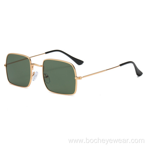 New Retro men's Square sunglasses, European and American Outdoor fishing glasses ins wind street sunglasses, women's s s 21134